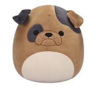 Squishmallows Loafer Le Bouledogue Marron Original de 40 cm