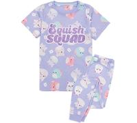 Squishmallows Mauve Pyjama à manches courtes et à jambes longues Unisex Kids
