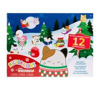 Squishmallows Micromallows Calendrier de l'Avent 2025 de 12 jours, y compris l'édition de Noël Cam le chat, Tom le sapin de Noël festif, Nick as Santa, Manny le bonhomme de neige et bien plus encore
