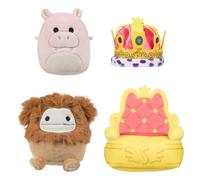 Squishmallows Micromallows SQMM0014 - Set d'accessoires - Parade Royale - Mini Peluches Super Douces - 6,5 cm