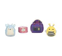 Squishmallows Micromallows SQMM0017 - Set d'accessoires - Mini Figurines en Peluche Super Douces 6,5 cm, Temps de Jeu :