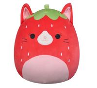 Squishmallows Olma Strawberry Cat Original 30,5 cm - Peluche officielle Jazwares (taille moyenne)
