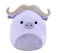 Squishmallows Peluche officielle Bradley (SQCR07678) - Buffle d'eau violet 30 cm - Super doux