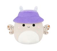 Squishmallows Original 16-Inch Berit the Cream Moth Wearing Fuzzy Hat