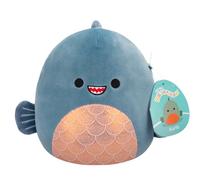 Squishmallows Original 19,1 cm - Kurtz le Piranha bleu sarcelle