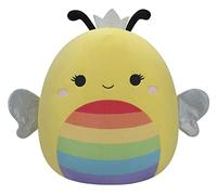 Squishmallows Original 30 cm Sunny Honey Bee avec ventre arc-en-ciel et couronne argentée - Ultrasoft de taille moyenne Jazwares officiel peluche