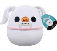 Jazwares Peluche Squishmallows Original Zero Chien avec os 20,3 cm L’Étrange Noël