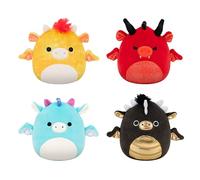 Squishmallows Original Dragon 4-Pack - Official Jazwares Plush (Little) (Amazon Exclusive)