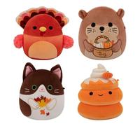 Squishmallows Original Harvest 4-Pack - Official Jazwares Plush