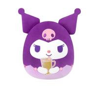 Squishmallows Original - Hello Kitty et Ses Amis : Kuromi avec sa Tasse | 30 cm peluche officielle Jazwares, jouet ultra-doux et câlin