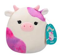 Kalina Blanche Vache W / Rose Tye-Dye Origine Squishmallow Peluche Cuddley