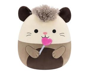 Squishmallows Original Luanne The Opossum Lollipop 30,5 cm Valentine Squad - Mini jouet en peluche doux et spongieux à collectionner - Ajoutez à votre équipe - Cadeau pour enfants, filles et garçons