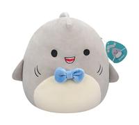 Squishmallows Original Original Peluche de 19 cm- Gordon Le Requin Gris - Peluche Officielle Jazwares