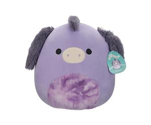 Squishmallows Original Peluche de 30 cm- Deacon L'Âne Violet - Peluche Officielle Jazwares