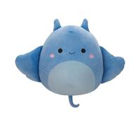 Squishmallows Original Peluche de 30 cm- Lux la Raie Manta Bleue - Peluche Officielle Jazwares