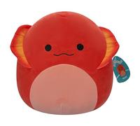 Squishmallows Original Peluche de 30 cm- Maxie Le Lézard à Collerette Rouge - Peluche Officielle Jazwares