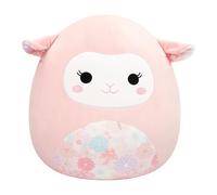 Original Squishmallows- Peluche de 40 cm- Lala l'Agneau Rose