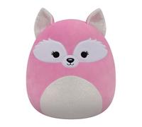 Squishmallows Original Rhiannon - Renard Rose Peluche de 30 cm | aux yeux ouverts, oreilles et ventre blancs scintillants - Peluche officielle Jazwares ultra-douce