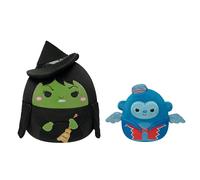 Squishmallows Original « The Wizard of Oz » 20,3 cm Wicked Witch + 10,2 cm Winged Monkey Lot de 2 - Peluche officielle Jazwares (série sélectionnée)
