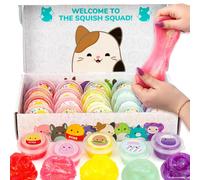 Squishmallows Original Ultimate Compounds Set 25-Pack Parfum Glitter Slimes Slime Party Favors pour Enfants Slime Bulk Kids Party Favors Goodie Bags