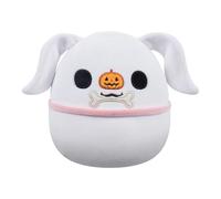 Squishmallows Original Zero le Chien avec Os - 20,3 cm - L’Étrange Noël de monsieur Jack - Peluche Jazwares Douce et Spongieuse à Collectionner - Cadeau Enfant