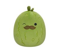 Squishmallows Originaux 19cm Charles Le cornichon à la Moustache, Ajoute Nichelle à Ton équipe, Peluche Ultra Douce