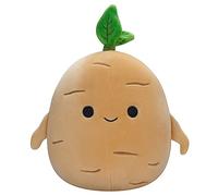Squishmallows Originaux 20cm Ginseng bronzé, Peluche Ultra Douce, Peluche Officielle Kellytoy