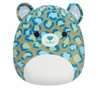 Squishmallows Originaux 30cm Enos Le léopard Vert foncé, Ajoute Enos à Ton équipe, Peluche Ultra Douce, Peluche Officielle Kellytoy