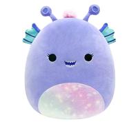 Squishmallows Originaux 30cm Roboyo l'extraterrestre à l'eau Violette, Ajoute Roboyo à Ton équipe, Peluche Ultra Douce, Noir