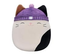 Squishmallows Originaux 50cm Cam Le Chat calicot avec Bonnet, Ajoute Cam à Ton équipe, Peluche Ultra Douce