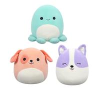 Jazwares Peluche Squishmallows Original – Pack de 3 mystères 20 cm – Officielle (Taille moyenne)