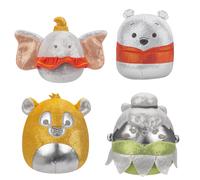 Squishmallows Pack de 4 Peluches Original Disney100 de 12,5 cm - Petite Peluche