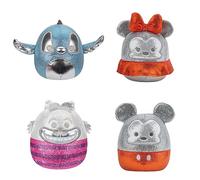 Squishmallows Pack de 4 Peluches Original Disney100 de 12,5 cm - Petite Peluche Ultra Douce Jazwares Officielle