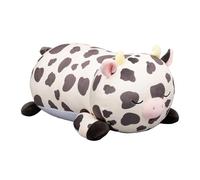 Squishmallows Peluche Colin la Vache Blanche et Noire de 30 cm Sleepamallows Original