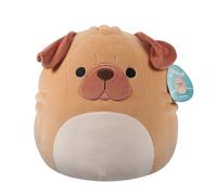 Squishmallows Peluche Morton Le Chien Shar Pei Brun 30 cm Original 2024
