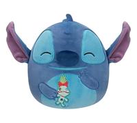 Squishmallows Peluche originale Disney 25,4 cm Tie-Dye Stitch portant un bonnet - Peluche officielle Jazwares Little Ultrasoft