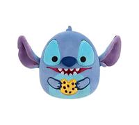 Squishmallows Peluche originale Disney Chef Stitch mangeant un biscuit aux pépites de chocolat de 20,3 cm