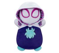 Squishmallows Peluche originale Marvel Spidey et ses amis incroyables 25,4 cm Ghost-Spider HugMees - Peluche officielle Jazwares de taille moyenne