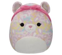 Squishmallows Peluche Pink Rainbow Leopard With Pink Headband Michael