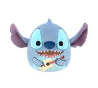 Squishmallows Peluche Stitch avec Une Guitare Original Disney de 20 cm