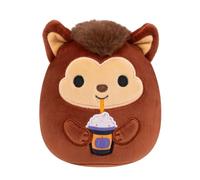 Squishmallows Peluche Wade le loup-garou brun tenant Frappe Halloween 19,1 cm