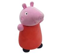 Squishmallows SQPP00004 - Peppa Pig HugMees, Peluche Officielle Kelly Toys, Peluche Super Douce