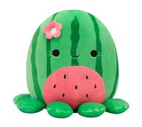 Squishmallows Pieuvre pastèque Marcella originale 20,3 cm - Peluche officielle Jazwares