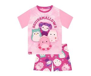 Squishmallows Pyjama Fille Été, Pyjama Enfant Manche Courte
