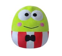Jazwares Peluche Squishmallows Keroppi Sanrio Tenue rouge rayée 25 cm