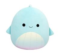 Squishmallows Shah la Baleine Tilleul avec Un Ventre Arc-en-Ciel Original de 40 cm