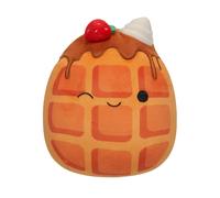 Squishmallows SQCR05376 7.5-Inch-Weaver The Waffle with Strawberries and Whipped