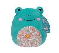 Squishmallows SQCR05383 - Robert der Frosch mit geblümtem Bauch 19 cm, offiziell