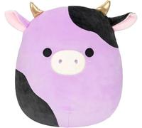 Squishmallows SQCR06527 Alexie la Vache Peluche Officielle Kelly Toys, Peluche Super Douce 40 cm