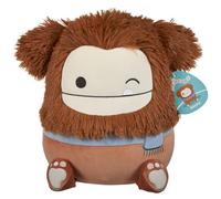 Peluche Squishmallows Benny Winking Brown Bigfoot with Scarf 30 cm Multicolore E